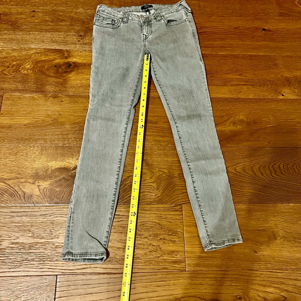 True Religion gray jeans size 29